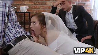 VIP4K. Married couple decides to sell their fiancees pussy for a good price