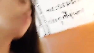 Johntronx - a Perfect Asian Babe in Perfect Black Lingerie Gets Fucked