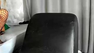 Small titted brunette teen fingering on the bed