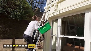 Brazzers Big Boobs Kayla Wild Double Dick Fuck By Window Washers For Tip
