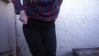 Tight sweet clit and ass solo toy fun