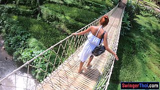 Thai girlfriend twat licked and nailed