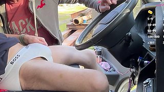 Continuation of the truck stop meeting inside my truck ,Part 2 getting more intense