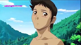 Horny Teen Couple Having Perv Sex In The Nature - Hentai Animation