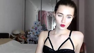 Hottest brunette solo webcam masturbation 2