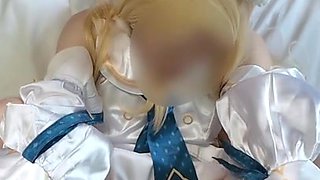 Cosplay Beauty's Sultry Passion Ignites with Homemade Heat