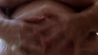 Big boobs milf masturbates with her dildo