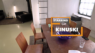 POV - Kinuski sucks the hot cum from your dick after POV anal