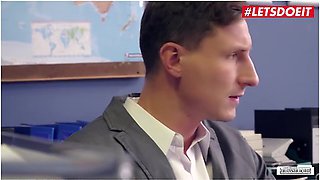 Naughty Secretary Consoles Boss With Amazing Sex