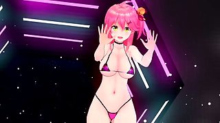 MMD sakura miko [Haniwa's Miniature Garden]