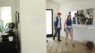 FamilyStrokes- Misty Look-alike Blows Brother For POkemonGo