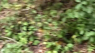 While Hiking I Saw a Stranger Tied up at a Cum Station, I Gave Him a Handjob