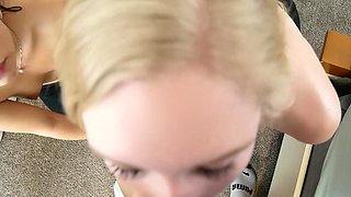 Anna Blossom and Friend Spark Double POV Passion