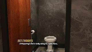 Surprise for My Wife: Cuck Husband Watches His Wife Deepthroating Bbbc in the Toilet - Episode 7