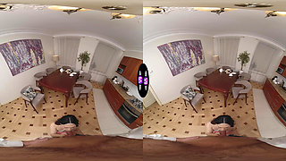 Kitchen Lust Roxy's Spicy BJ for Her Hungry Man - TmwVRnet