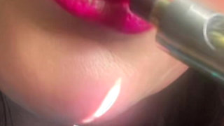 Smoking Hot Pink Seductive Lips & Slow Motion Vapor Bliss