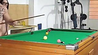 Playing Naked Pool with My Boyfriend and My Father-in-law
