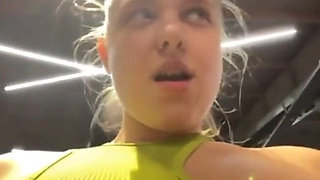 Training and Masturbate in the Gym