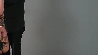 Upside Down Kinbaku Suspension Mimi Hanging From the Ceiling (hd!!)