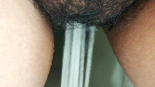 Hot aunty pissing in bathroom and mastrubating hardly