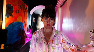 Emo teen Becka solo webcam masturbation