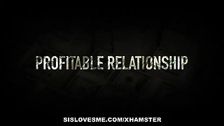 Sislovesme - helping not my stepsister fuck on web cam for currency