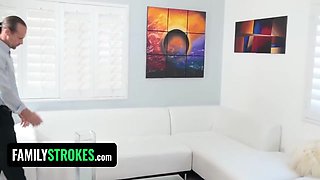 Filthy Rich, Nicky Rebel And Krissy Lynn In Innocent Teen 18+ Practices Giving Blowjob And Gets Assfucked Before Leaving For College