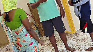 A Teacher Fucked by StepFather and Stepson