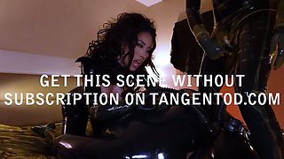 TANGENTOD Latex Duo Tease Hooded Sub
