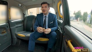 Antonia Sainz Suits Up for a Wild Taxi Encounter