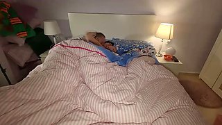 Hot MILF Stepmom Fucks Stepson at Home - Hairy Pussy Creampie & Big Ass Doggy Style