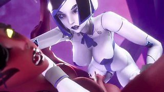 Sci-fi animated adventure with big boobs and immersive gameplay