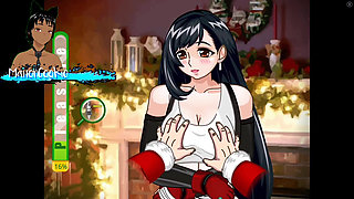 Tifa's Horny Xmas - Santa has come to give tifa some special presents