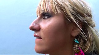 Olivia Ryder Blonde Blowjob Brunette Car Handjob