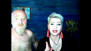 Relaxation in the countryside: writer Peter Stone is relaxed but confidently having sex with his camgirl-wife .!. )))