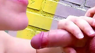 Blonde teen Venus is secretly fucked outdoors by her stepdad