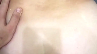 Urvy Girl's Sweet Pussy Pounded in the Bathroom