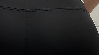 Fart Sound Test Gone Wild: Different Surfaces Naked Leggings