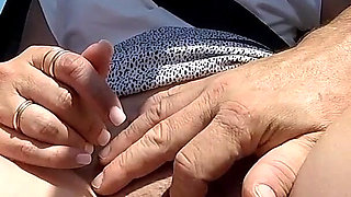 French Teacher Risky Car Fingering While Driving Squirting Intense Orgasm Caught Misscreamy
