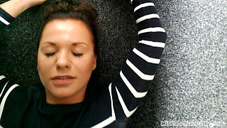 Czech Supermodels 10: Natalie: Brunette with a Cock-worshipping Mouth