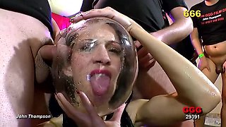 German College Babes Swapping Piss in Hardcore Gangbang - Cony Clay & Aymie Eng