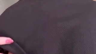 Fucking Big Dildo Against the Wall