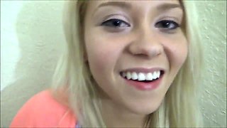 POV sex with yammy teen blondie