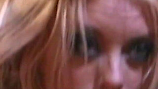 Amazing Blonde Hottie Shows Her Great Tits to Get Her Fucker to Smash Her Pussy.