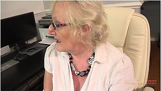 Busty 66yo Gilf Teacher Mrs. Claire Fucks Her Student With Aunt Judys