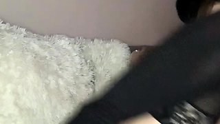 Stacked brunette goes solo toys and masturbation