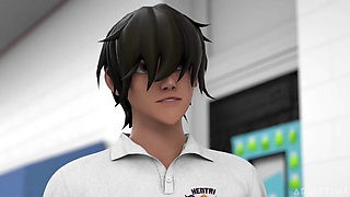 Hentai sex college episode 2 - big titty hentai milf begs for student's cum in front of the whole class!