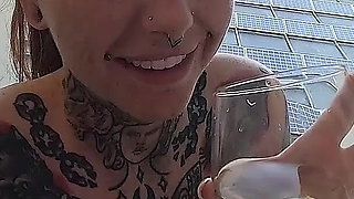 Pee Desperation and Swallowing in Amsterdam