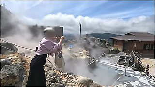 At Hakone Hot Springhidden Video Of A Cute Girlfriend Taking Off Her Clothes