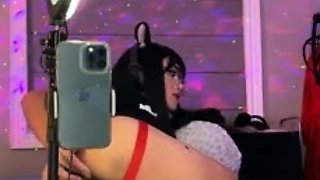 Neko Spicytitania Blowjob With Dildo On Amateur Tape